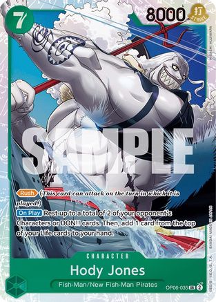 Hody Jones (035) (OP06-035)  [Wings of the Captain] Foil