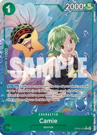 Camie (Alternate Art) (OP06-025)  [Wings of the Captain] Foil