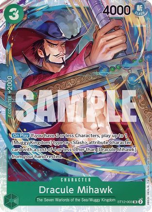 Dracule Mihawk (ST12-003)  [Starter Deck 12: Zoro and Sanji] Foil