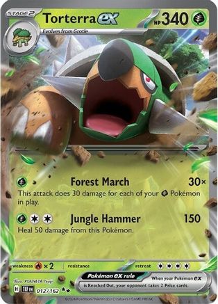 Torterra ex 012/162 [SV05 Temporal Forces]  - Holofoil