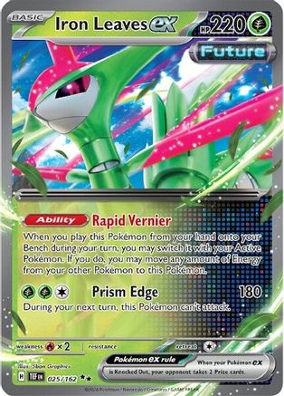 Iron Leaves ex 025/162 [SV05 Temporal Forces]  - Holofoil