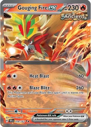 Gouging Fire ex 038/162 [SV05 Temporal Forces]  - Holofoil