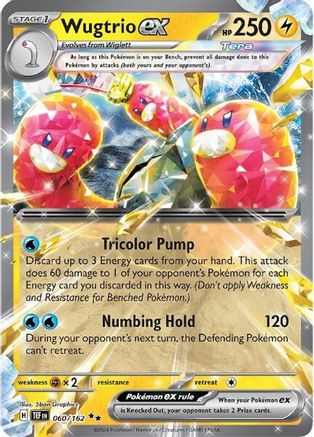 Wugtrio ex 060/162 [SV05 Temporal Forces]  - Holofoil