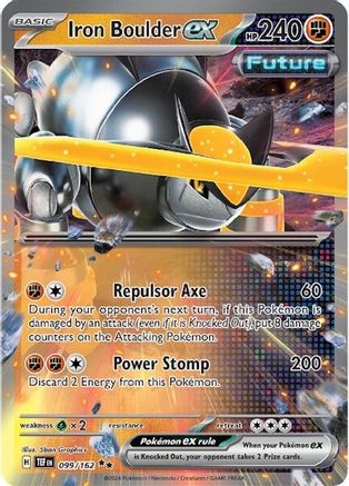 Iron Boulder ex 099/162 [SV05 Temporal Forces]  - Holofoil