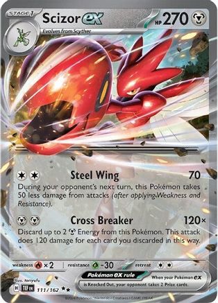 Scizor ex 111/162 [SV05 Temporal Forces]  - Holofoil