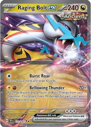 Raging Bolt ex 123/162 [SV05 Temporal Forces]  - Holofoil