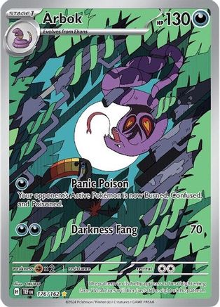 Arbok 176/162 [SV05 Temporal Forces]  - Holofoil