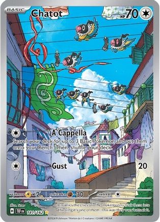 Chatot 181/162 [SV05 Temporal Forces]  - Holofoil