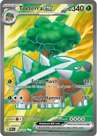 Torterra ex 185/162 [SV05 Temporal Forces]  - Holofoil