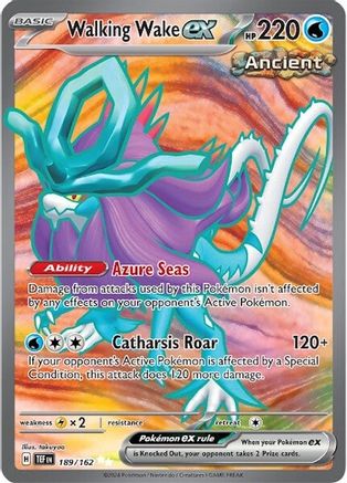 Walking Wake ex 189/162 [SV05 Temporal Forces]  - Holofoil