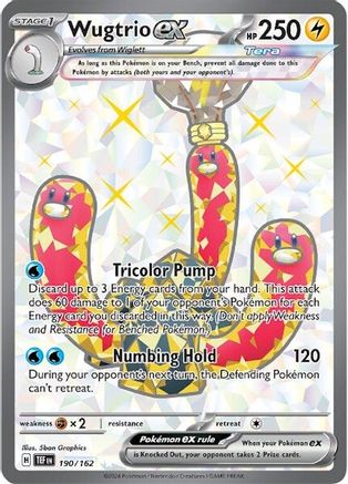 Wugtrio ex 190/162 [SV05 Temporal Forces]  - Holofoil