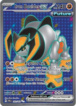 Iron Boulder ex 192/162 [SV05 Temporal Forces]  - Holofoil