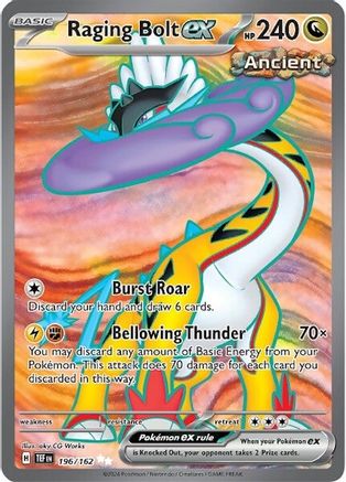 Raging Bolt ex 196/162 [SV05 Temporal Forces]  - Holofoil