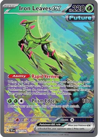 Iron Leaves ex 203/162 [SV05 Temporal Forces]  - Holofoil