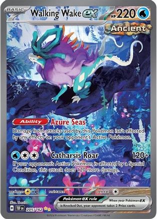 Walking Wake ex 205/162 [SV05 Temporal Forces]  - Holofoil