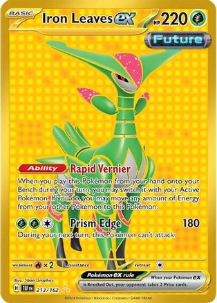 Iron Leaves ex 213/162 [SV05 Temporal Forces]  - Holofoil