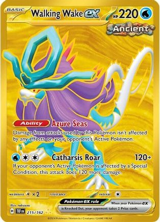 Walking Wake ex 215/162 [SV05 Temporal Forces]  - Holofoil
