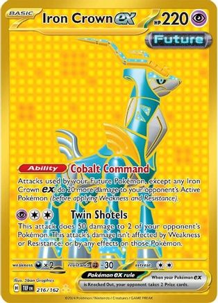 Iron Crown ex 216/162 [SV05 Temporal Forces]  - Holofoil