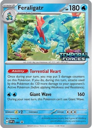Feraligatr 089 [SV Scarlet & Violet Promo Cards]  - Holofoil