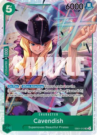 Cavendish (EB01-012)  [Extra Booster: Memorial Collection] Foil