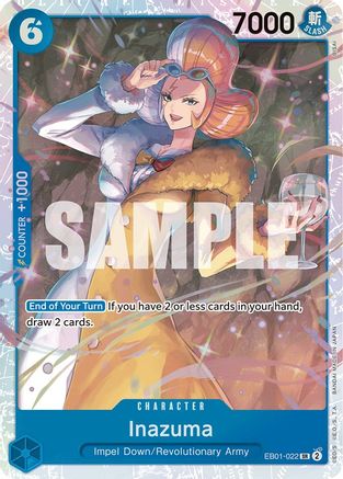 Inazuma (EB01-022)  [Extra Booster: Memorial Collection] Foil