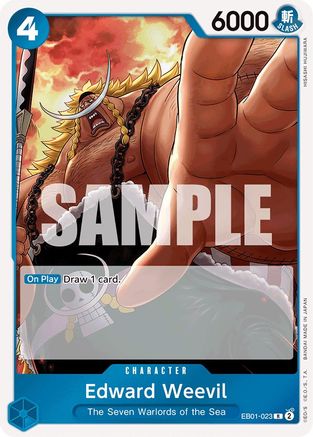 Edward Weevil (EB01-023)  [Extra Booster: Memorial Collection] Foil