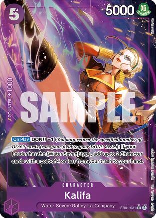 Kalifa (Alternate Art) (EB01-031)  [Extra Booster: Memorial Collection] Foil