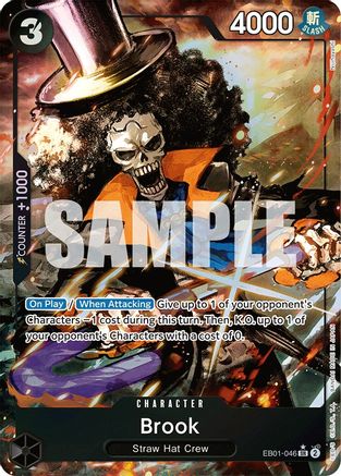 Brook (046) (Alternate Art) (EB01-046)  [Extra Booster: Memorial Collection] Foil