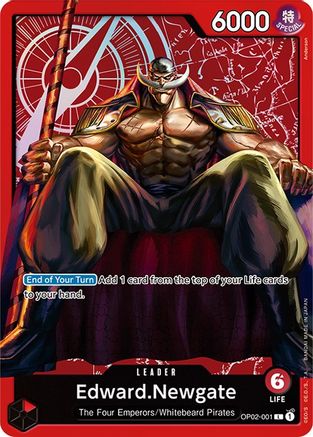 Edward.Newgate (Special Goods Set -Former Four Emperors-) (OP02-001)  [One Piece Promotion Cards] Foil