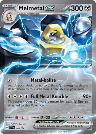 Melmetal ex 104 [SV Scarlet & Violet Promo Cards]  - Holofoil