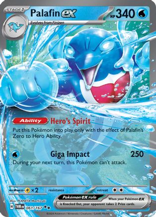 Palafin ex 061/167 [SV06 Twilight Masquerade]  - Holofoil