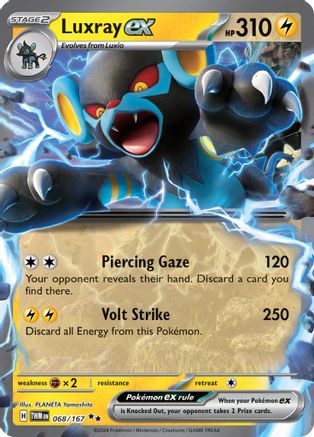 Luxray ex 068/167 [SV06 Twilight Masquerade]  - Holofoil