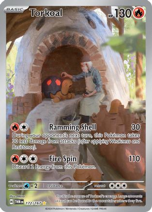 Torkoal 172/167 [SV06 Twilight Masquerade]  - Holofoil