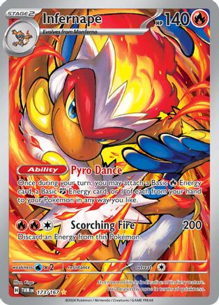Infernape 173/167 [SV06 Twilight Masquerade]  - Holofoil