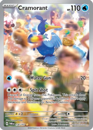 Cramorant 176/167 [SV06 Twilight Masquerade]  - Holofoil