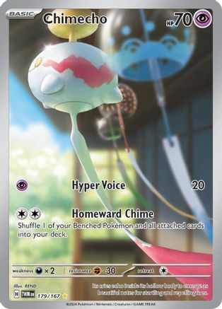 Chimecho 179/167 [SV06 Twilight Masquerade]  - Holofoil