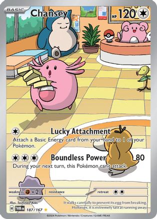 Chansey 187/167 [SV06 Twilight Masquerade]  - Holofoil