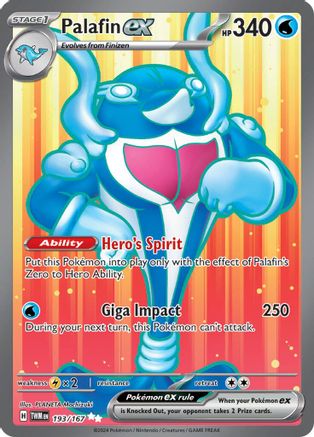 Palafin ex 193/167 [SV06 Twilight Masquerade]  - Holofoil