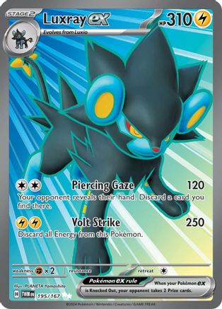 Luxray ex 195/167 [SV06 Twilight Masquerade]  - Holofoil
