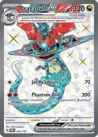 Dragapult ex 200/167 [SV06 Twilight Masquerade]  - Holofoil
