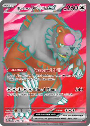 Bloodmoon Ursaluna ex 202/167 [SV06 Twilight Masquerade]  - Holofoil