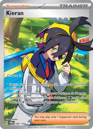 Kieran 206/167 [SV06 Twilight Masquerade]  - Holofoil