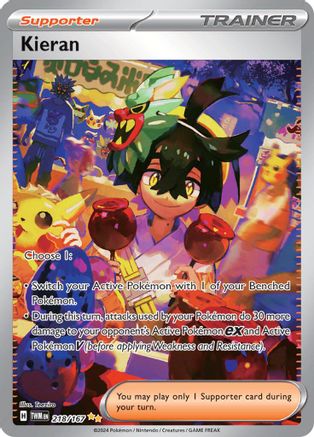 Kieran 218/167 [SV06 Twilight Masquerade]  - Holofoil