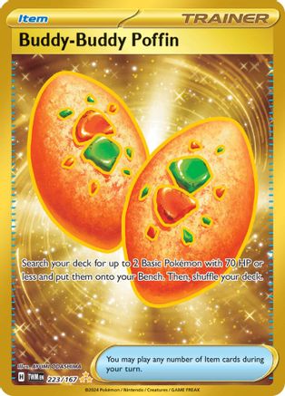 Buddy-Buddy Poffin 223/167 [SV06 Twilight Masquerade]  - Holofoil