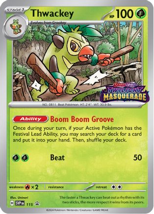 Thwackey 115 [SV Scarlet & Violet Promo Cards]  - Holofoil