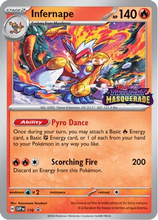Infernape 116 [SV Scarlet & Violet Promo Cards]  - Holofoil