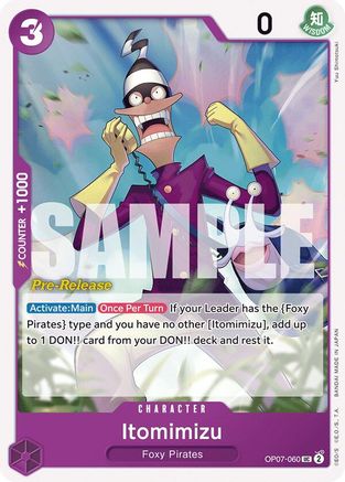 Itomimizu (OP07-060)  [500 Years in the Future Pre-Release Cards]
