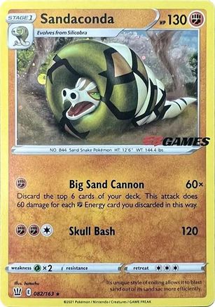 Sandaconda 082/163 [Miscellaneous Cards & Products]  - Holofoil