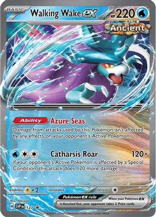 Walking Wake ex 127 [SV Scarlet & Violet Promo Cards]  - Holofoil