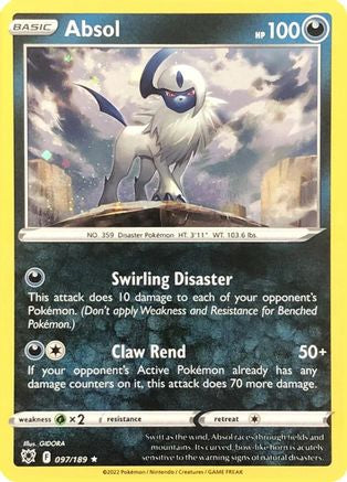 Absol 097/189 [Miscellaneous Cards & Products]  - Holofoil